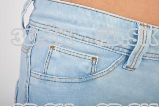 Pelvis blue jeans detail of Molly 0001